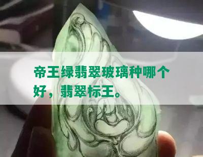 帝王绿翡翠玻璃种哪个好，翡翠标王。