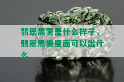 翡翠黑雾是什么样子，翡翠黑雾里面可以出什么