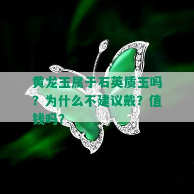 黄龙玉属于石英质玉吗？为什么不建议戴？值钱吗？