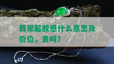 翡翠起胶感什么意思及价位，贵吗？