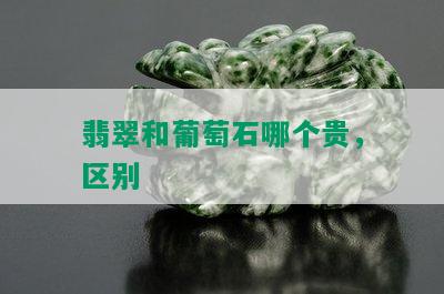 翡翠和葡萄石哪个贵，区别