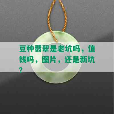 豆种翡翠是老坑吗，值钱吗，图片，还是新坑？