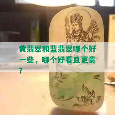 黄翡翠和蓝翡翠哪个好一些，哪个好看且更贵？