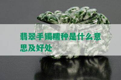 翡翠手镯糯种是什么意思及好处