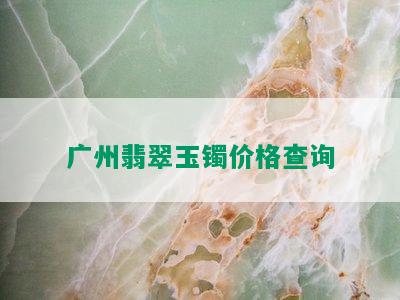 广州翡翠玉镯价格查询