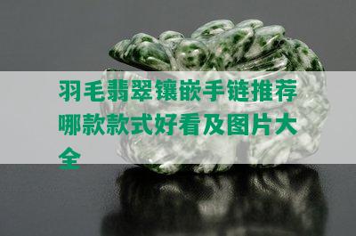 羽毛翡翠镶嵌手链推荐哪款款式好看及图片大全