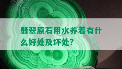 翡翠原石用水养着有什么好处及坏处?