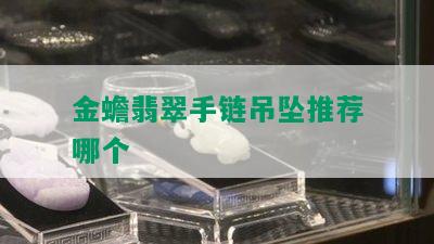 金蟾翡翠手链吊坠推荐哪个