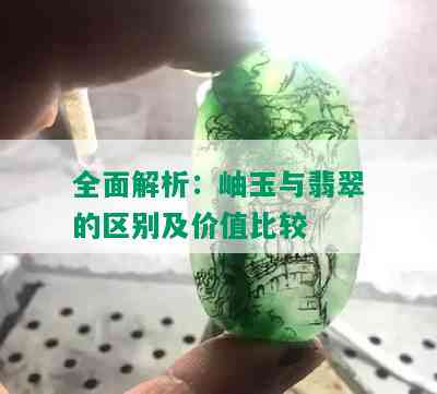 全面解析：岫玉与翡翠的区别及价值比较