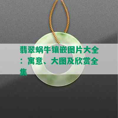 翡翠蜗牛镶嵌图片大全：寓意、大图及欣赏全集