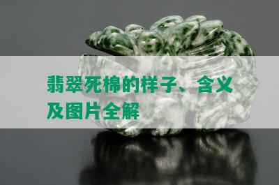 翡翠死棉的样子、含义及图片全解