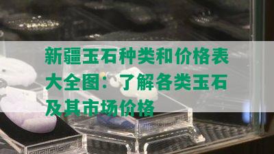 新疆玉石种类和价格表大全图：了解各类玉石及其市场价格