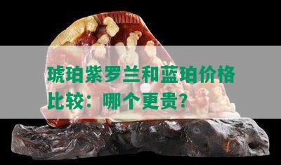 琥珀紫罗兰和蓝珀价格比较：哪个更贵？