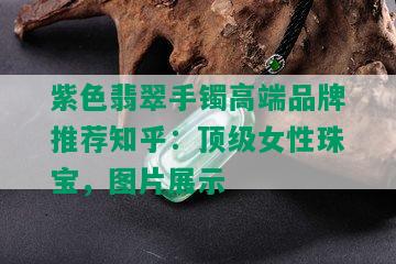 紫色翡翠手镯高端品牌推荐知乎：顶级女性珠宝，图片展示