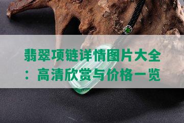 翡翠项链详情图片大全：高清欣赏与价格一览