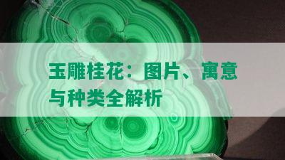 玉雕桂花：图片、寓意与种类全解析