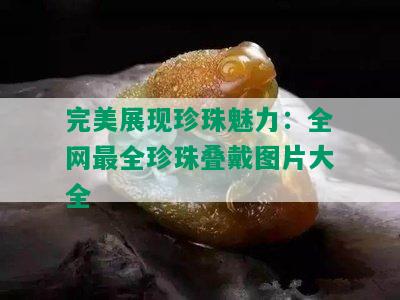 完美展现珍珠魅力：全网最全珍珠叠戴图片大全