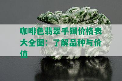 咖啡色翡翠手镯价格表大全图：了解品种与价值