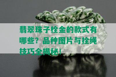 翡翠珠子栓金的款式有哪些？品种图片与拴绳技巧全揭秘！