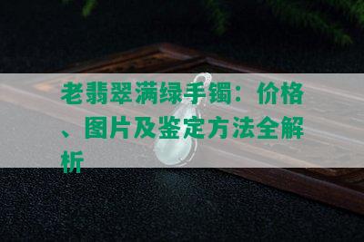 老翡翠满绿手镯：价格、图片及鉴定方法全解析