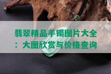 翡翠精品手镯图片大全：大图欣赏与价格查询