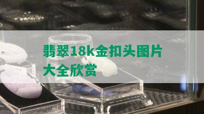 翡翠18k金扣头图片大全欣赏