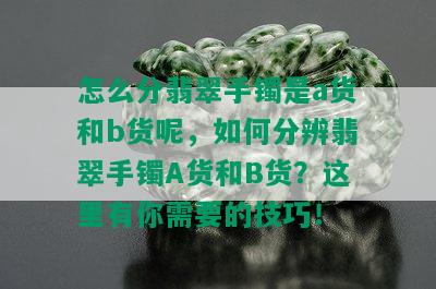 怎么分翡翠手镯是a货和b货呢，如何分辨翡翠手镯A货和B货？这里有你需要的技巧！