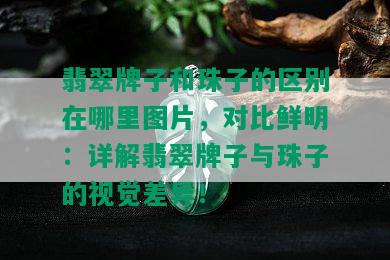 翡翠牌子和珠子的区别在哪里图片，对比鲜明：详解翡翠牌子与珠子的视觉差异！