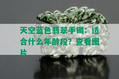 天空蓝色翡翠手镯：适合什么年龄段？查看图片