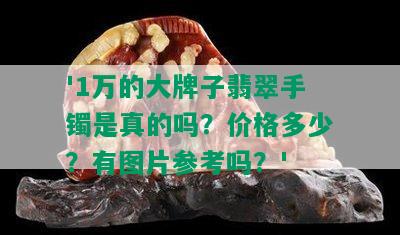 '1万的大牌子翡翠手镯是真的吗？价格多少？有图片参考吗？'