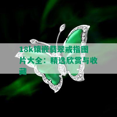 18k镶嵌翡翠戒指图片大全：精选欣赏与收藏