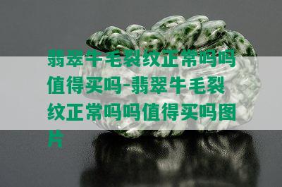 翡翠牛毛裂纹正常吗吗值得买吗-翡翠牛毛裂纹正常吗吗值得买吗图片