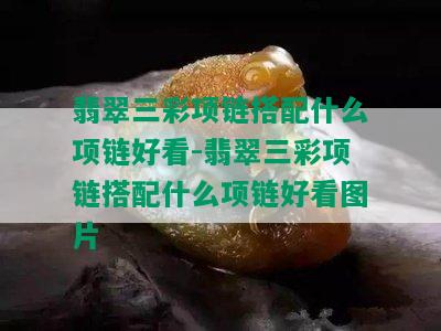 翡翠三彩项链搭配什么项链好看-翡翠三彩项链搭配什么项链好看图片