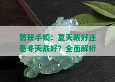 翡翠手镯：夏天戴好还是冬天戴好？全面解析