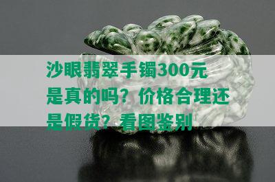 沙眼翡翠手镯300元是真的吗？价格合理还是假货？看图鉴别