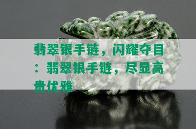 翡翠银手链，闪耀夺目：翡翠银手链，尽显高贵优雅