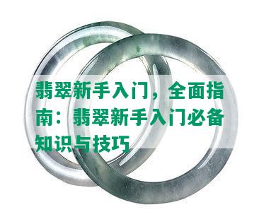 翡翠新手入门，全面指南：翡翠新手入门必备知识与技巧