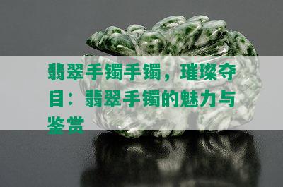 翡翠手镯手镯，璀璨夺目：翡翠手镯的魅力与鉴赏