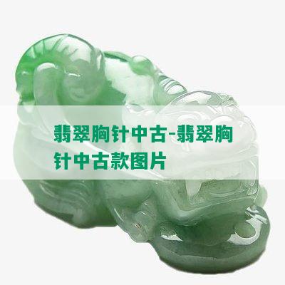 翡翠胸针中古-翡翠胸针中古款图片