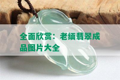 全面欣赏：老缅翡翠成品图片大全