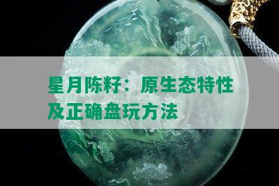 星月陈籽：原生态特性及正确盘玩方法