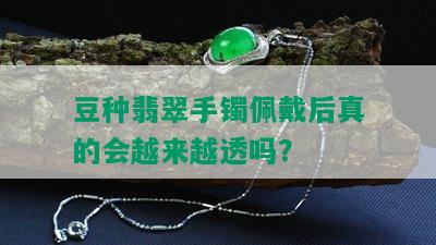 豆种翡翠手镯佩戴后真的会越来越透吗？