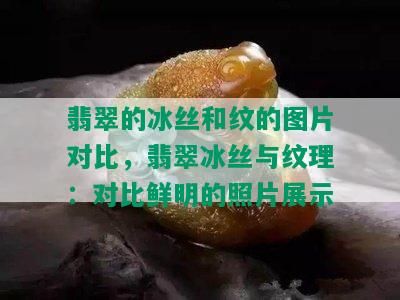 翡翠的冰丝和纹的图片对比，翡翠冰丝与纹理：对比鲜明的照片展示