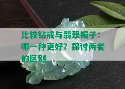 比较钻戒与翡翠镯子：哪一种更好？探讨两者的区别