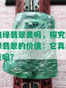 阳绿翡翠贵吗，探究阳绿翡翠的价值：它真的贵吗？