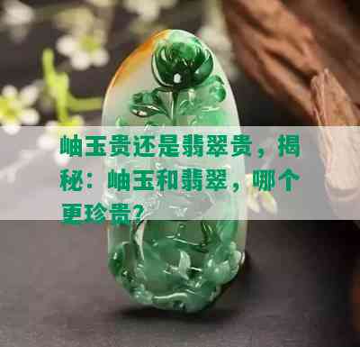 岫玉贵还是翡翠贵，揭秘：岫玉和翡翠，哪个更珍贵？