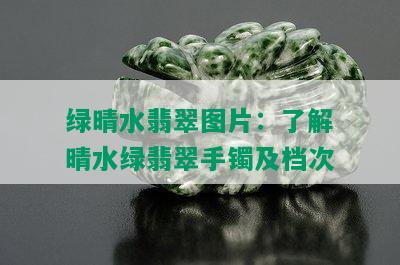 绿晴水翡翠图片：了解晴水绿翡翠手镯及档次