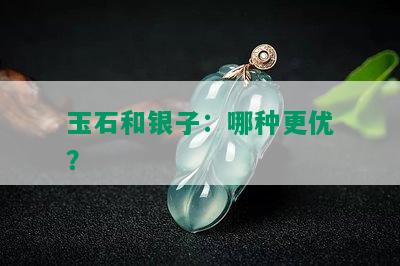 玉石和银子：哪种更优？