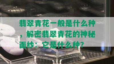 翡翠青花一般是什么种，解密翡翠青花的神秘面纱：它是什么种？