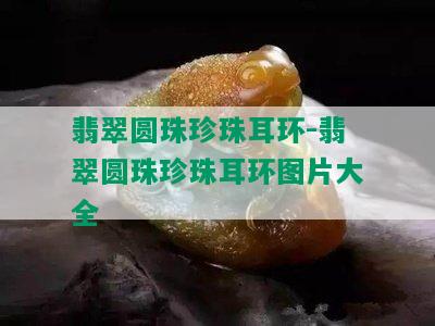 翡翠圆珠珍珠耳环-翡翠圆珠珍珠耳环图片大全